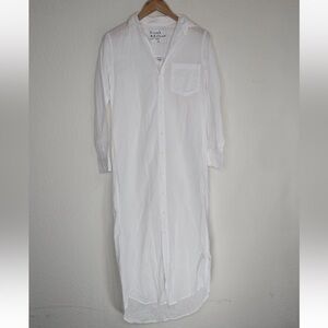 Frank & Eileen Rory Maxi Shirt Dress White Size XXS Womens